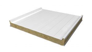 Panel de lana de roca ignífuga